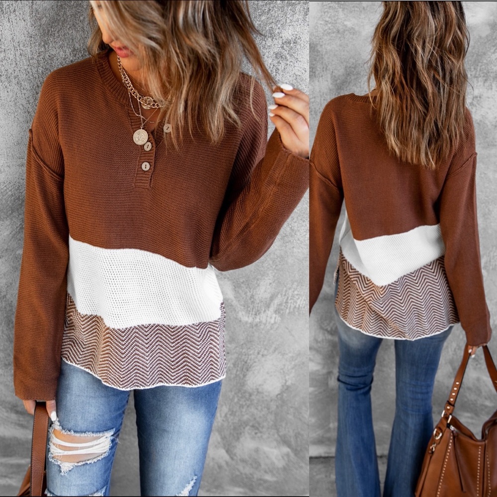 NEW! Brown Sweater